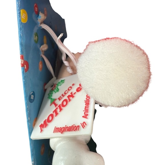 M & M’s Musical Christmas Display Santa Figure playing guitar NWT in Box - Picture 6 of 11